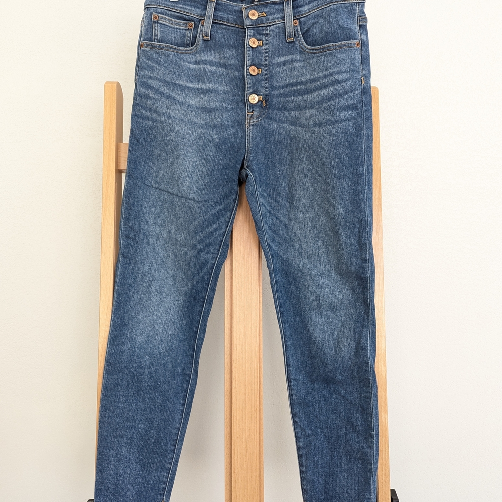J. Crew Factory High Rise Blue Jeans with Timeless Denim Style